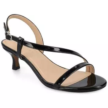 Женские сандалии Journee Jemry Dress Journee Collection, цвет patent/black