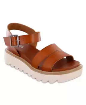 Женские сандалии Jovie на платформе MIA, коричневый