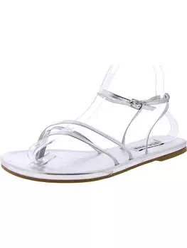 Женские сандалии Jude из искусственной кожи с пряжками и ремешками Steve Madden, серебряный