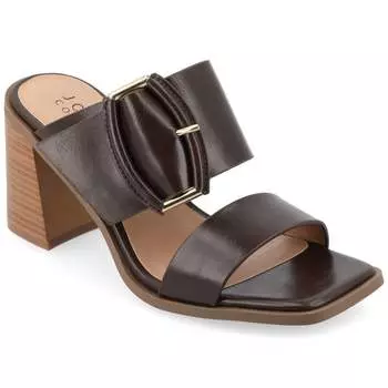 Женские сандалии Junie из пеноматериала Journee Collection Tru Comfort, коричневый