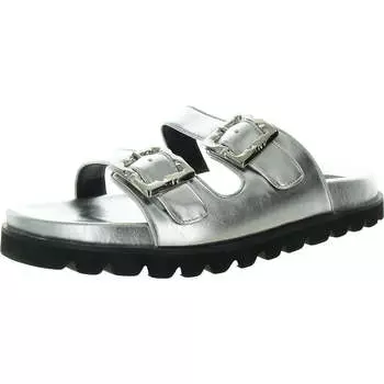 Женские сандалии Kaia из искусственной кожи на плоской подошве Smash, серебряный