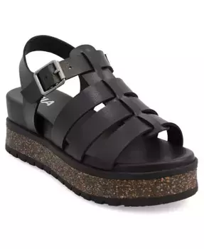 Женские сандалии Kaja Fisherman с круглым носком MIA, черный