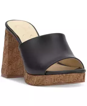 Женские сандалии Kameena на блочном каблуке без застежки Jessica Simpson, коричневый