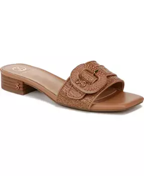 Женские сандалии Kandie на блочном каблуке с пряжкой Sam and Libby, коричневый