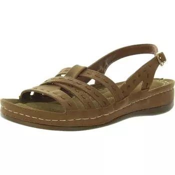 Женские сандалии Kehlani из искусственной кожи с мягкой стелькой и пяткой Easy Street, цвет tan