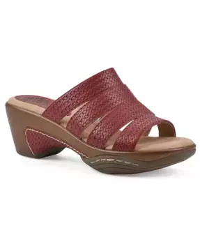 Женские сандалии-клоги Valora без застежки White Mountain, красный