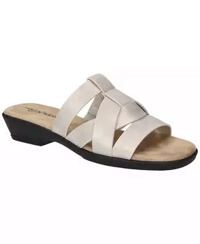 Женские сандалии Lakeport Comfort Slide Easy Street, серебряный