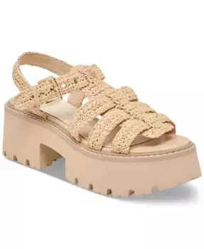 Женские сандалии Latice с открытым носком в стиле "рыбак" Dolce Vita, коричневый/бежевый