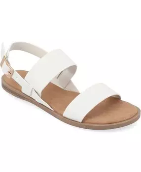Женские сандалии Lavine с несколькими ремешками Journee Collection, белый