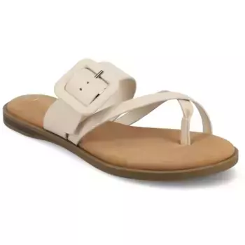 Женские сандалии Layra с открытым носком и открытым носком Journee, белый