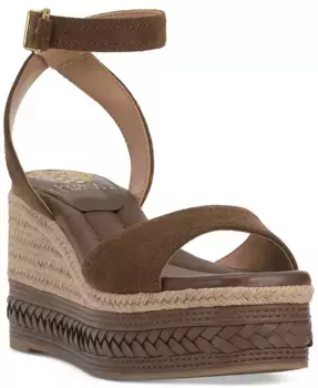 Женские сандалии Lilla на платформе с клиновидным каблуком, комплект из двух частей Vince Camuto, коричневый