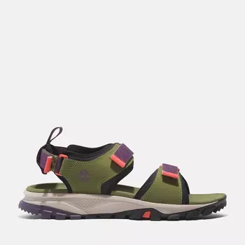Женские сандалии Lincoln Peak с двумя ремешками Timberland, цвет Medium Green Leather