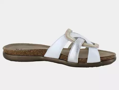 Женские сандалии Liv в цвете белый, серебристый, золотой, розовое золото NAOT