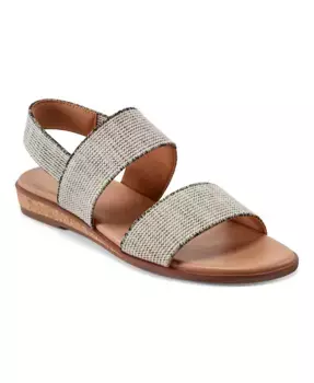 Женские сандалии-лодочки Lana Double Band на плоской подошве Easy Spirit, мультиколор