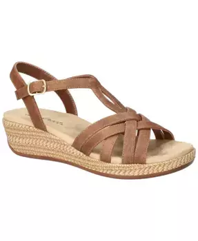 Женские сандалии Lua на платформе Easy Street, коричневый/бежевый