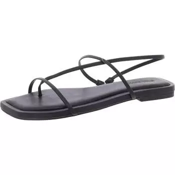 Женские сандалии Lynley на плоской подошве с застежкой-молнией Steve Madden, черный