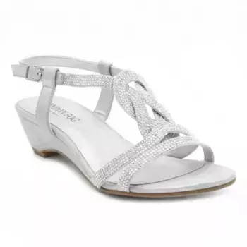Женские сандалии Macey на платформе London Fog, серебряный