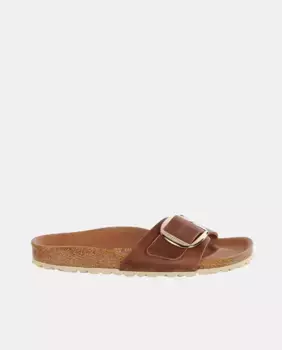 Женские сандалии Madrid Big Buckle Birkenstock, светло-коричневый