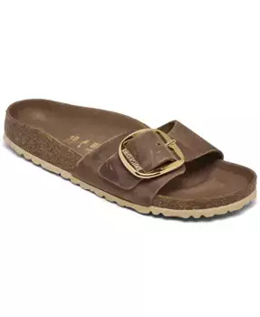 Женские сандалии Madrid Big Buckle от Finish Line Birkenstock, коричневый/бежевый