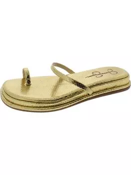 Женские сандалии Malha Slip On Wedges Slide Jessica Simpson, цвет gold metallic snake print