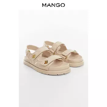 Женские сандалии Mango, светло-розовый