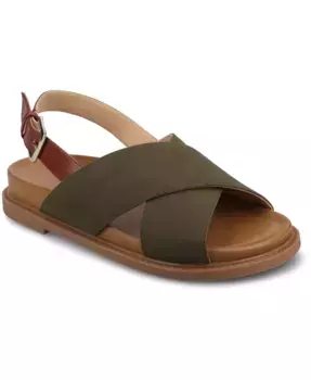 Женские сандалии Marinna с круглым носком Journee Collection, зеленый