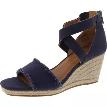 Женские сандалии Massia на танкетке из парусины с перекрещивающимися ремешками Lucky Brand