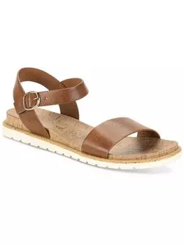 Женские сандалии Mattie Cork с ремешком на щиколотке Sun + Stone, коричневый