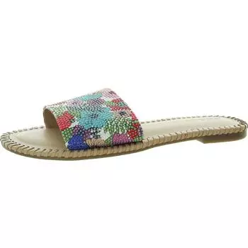 Женские сандалии Mavise Beaded Flat с бисером и полосками On 34th, цвет floral multi