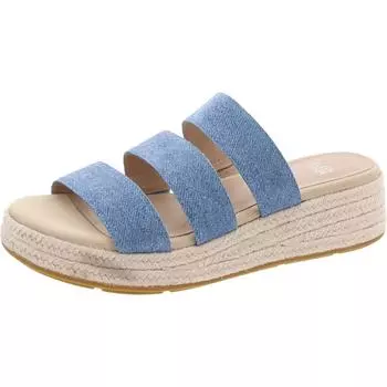 Женские сандалии Mayla на платформе с ремешками Eileen Fisher, цвет denim leather