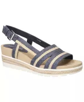 Женские сандалии Mel на клиновидном каблуке Easy Street, синий