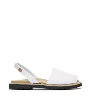 Женские сандалии Menorcan из белой кожи CASTELL MENORCA