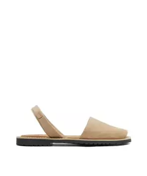 Женские сандалии Menorcan из кожи с мягкой стелькой CASTELL MENORCA, бежевый