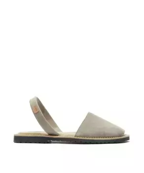 Женские сандалии Menorcan из кожи с мягкой стелькой CASTELL MENORCA, серый