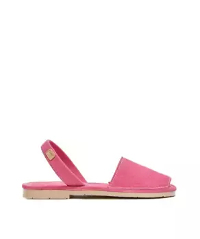 Женские сандалии Menorcan из кожи в тон CASTELL MENORCA, розовый