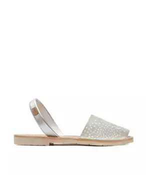 Женские сандалии Menorcan со звездами CASTELL MENORCA, серебряный