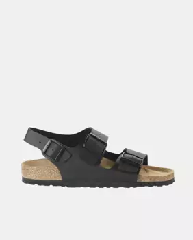 Женские сандалии Milano на плоской подошве из синтетической кожи Birkenstock, черный