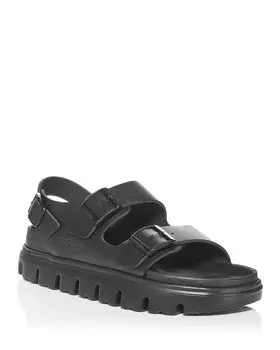 Женские сандалии Milano на толстой подошве с ремешком на пятке Birkenstock
