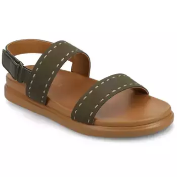 Женские сандалии Milie с переплетающимися ремешками Journee, зеленый