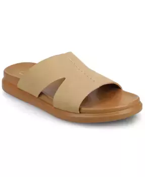 Женские сандалии Misey на плоской подошве с анатомической стелькой Journee Collection, коричневый/бежевый