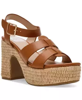 Женские сандалии Mullen на платформе с квадратным каблуком DV Dolce Vita, коричневый/бежевый