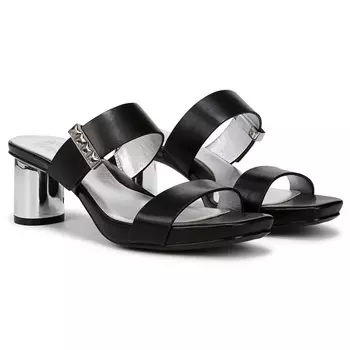 Женские сандалии на каблуке Naturalizer Ida 2, black faux leather