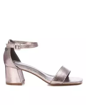 Женские сандалии на квадратном каблуке от XTI, серебряный