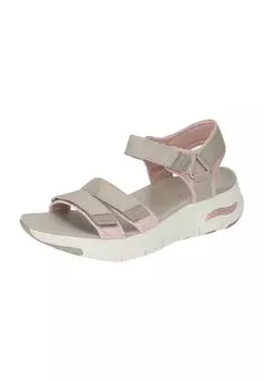 Женские сандалии на липучке ArchFit SKECHERS, цвет Rose