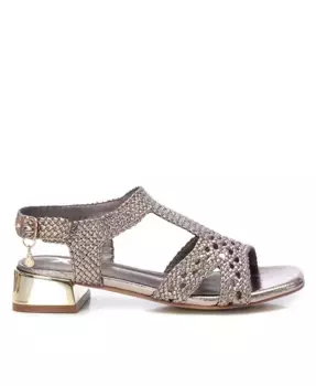 Женские сандалии на низком каблуке XTI, черный