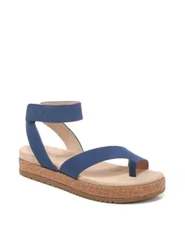 Женские сандалии на платформе Divina из искусственной кожи с ремешком на щиколотке SOUL Naturalizer, цвет Blue Nubuck