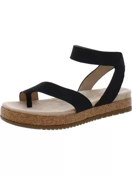 Женские сандалии на платформе Divina из искусственной кожи с ремешком на щиколотке SOUL Naturalizer, цвет Black Nubuck