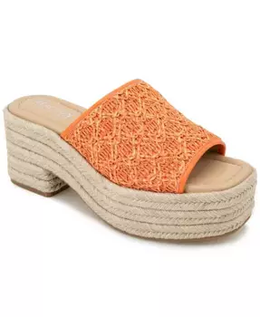 Женские сандалии на платформе Elissa Kenneth Cole Reaction, оранжевый