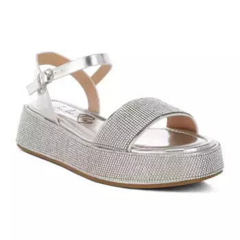 Женские сандалии на платформе London Rag, серебряный