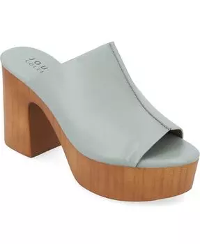 Женские сандалии на платформе Lorenza Journee Collection, серый